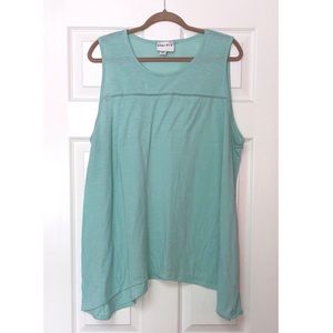 Ava & Viv mint green plus size top